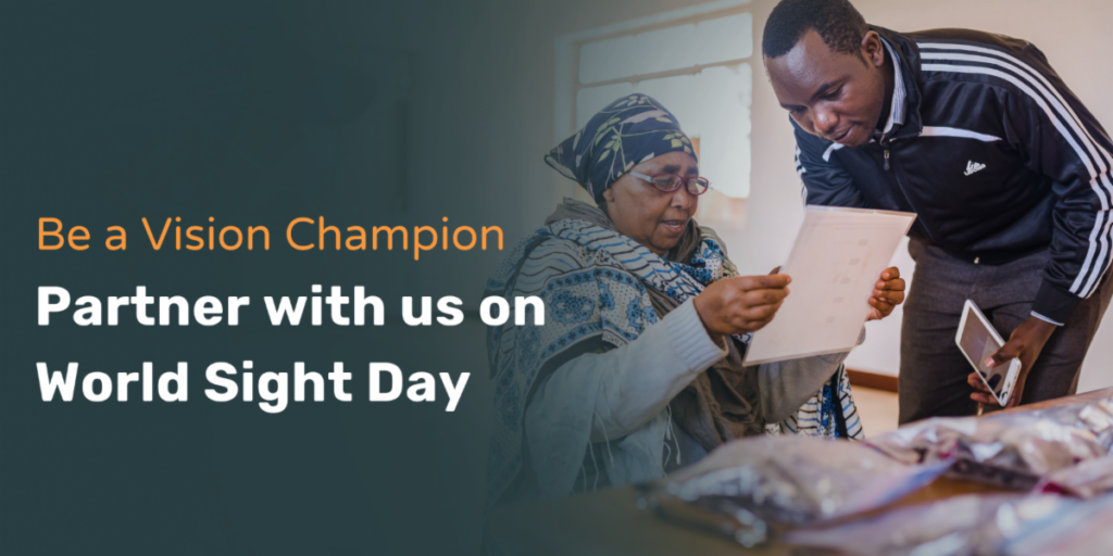 Be a Vision Champion Partner with us on World Sight Day